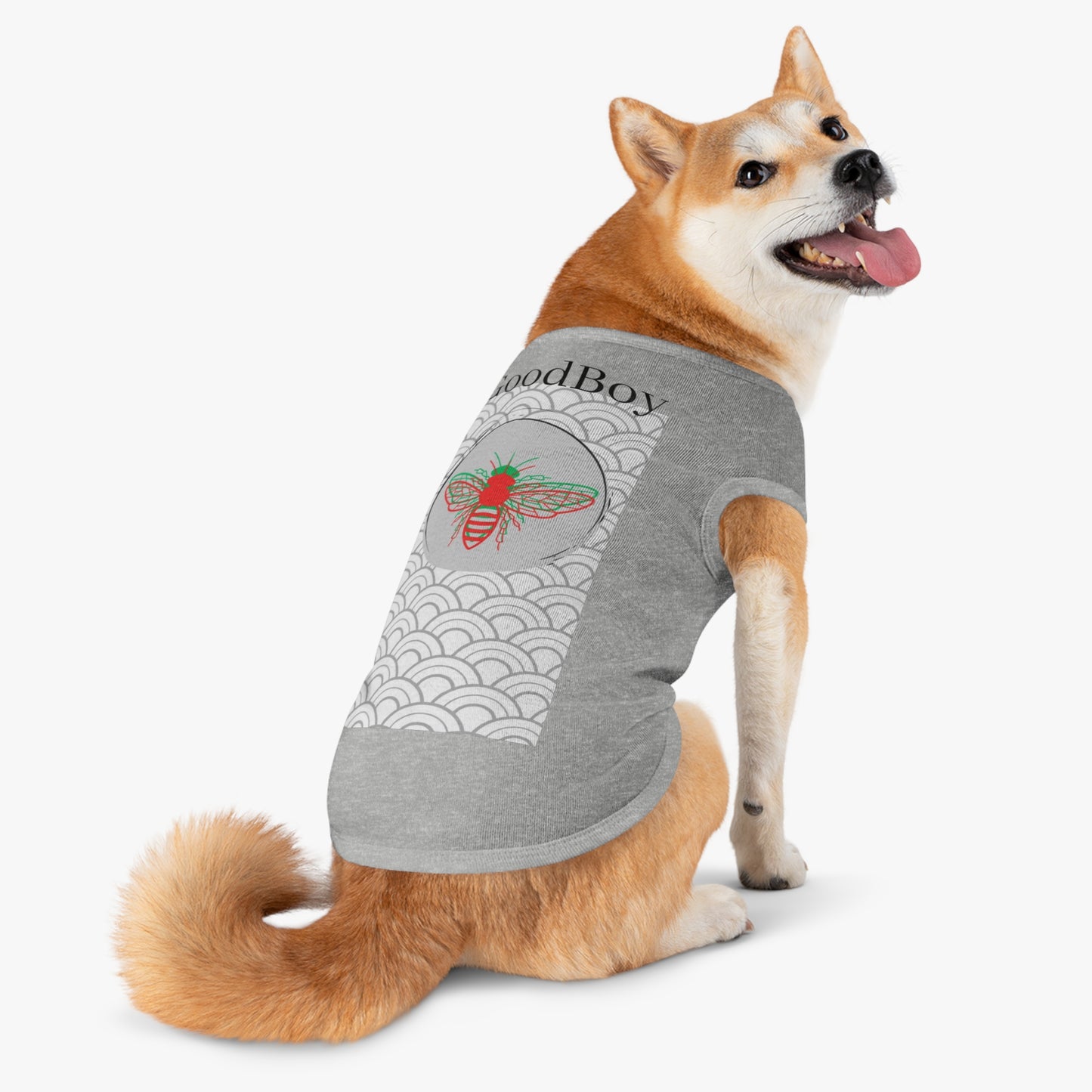 Stylish Pet Tank Top with GoodBoy Graphic - Comfortable Summer Apparel for Dogs