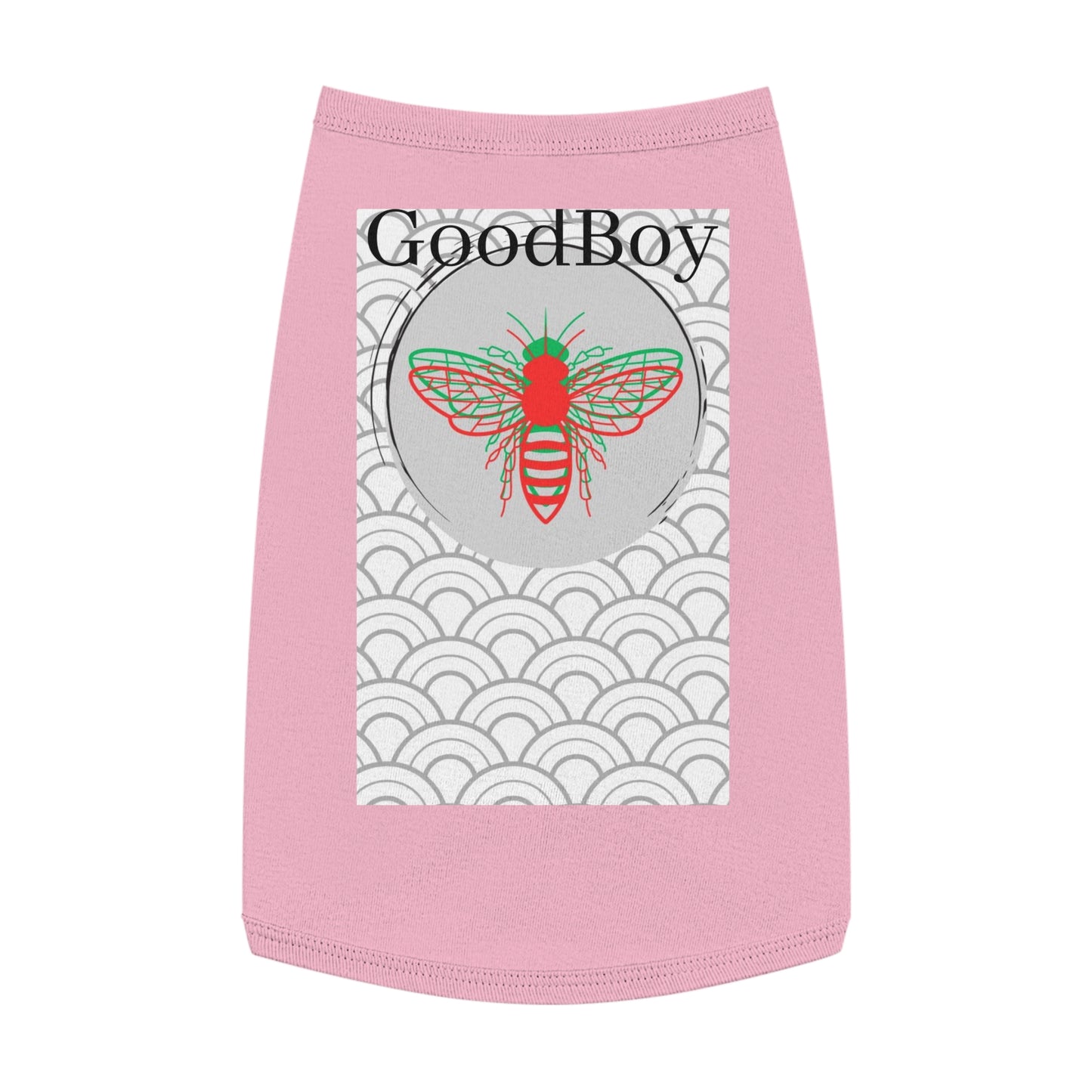 Stylish Pet Tank Top with GoodBoy Graphic - Comfortable Summer Apparel for Dogs
