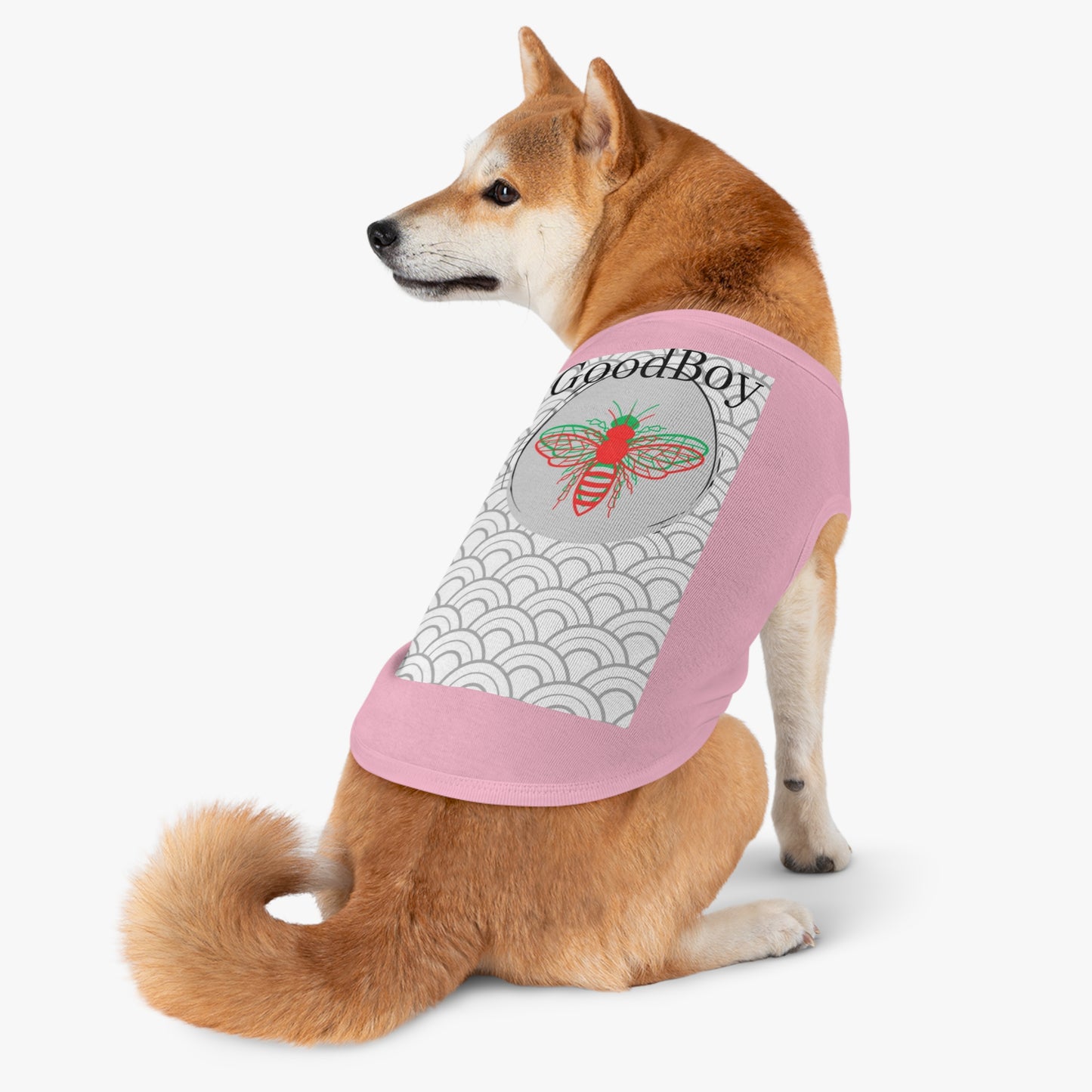 Stylish Pet Tank Top with GoodBoy Graphic - Comfortable Summer Apparel for Dogs