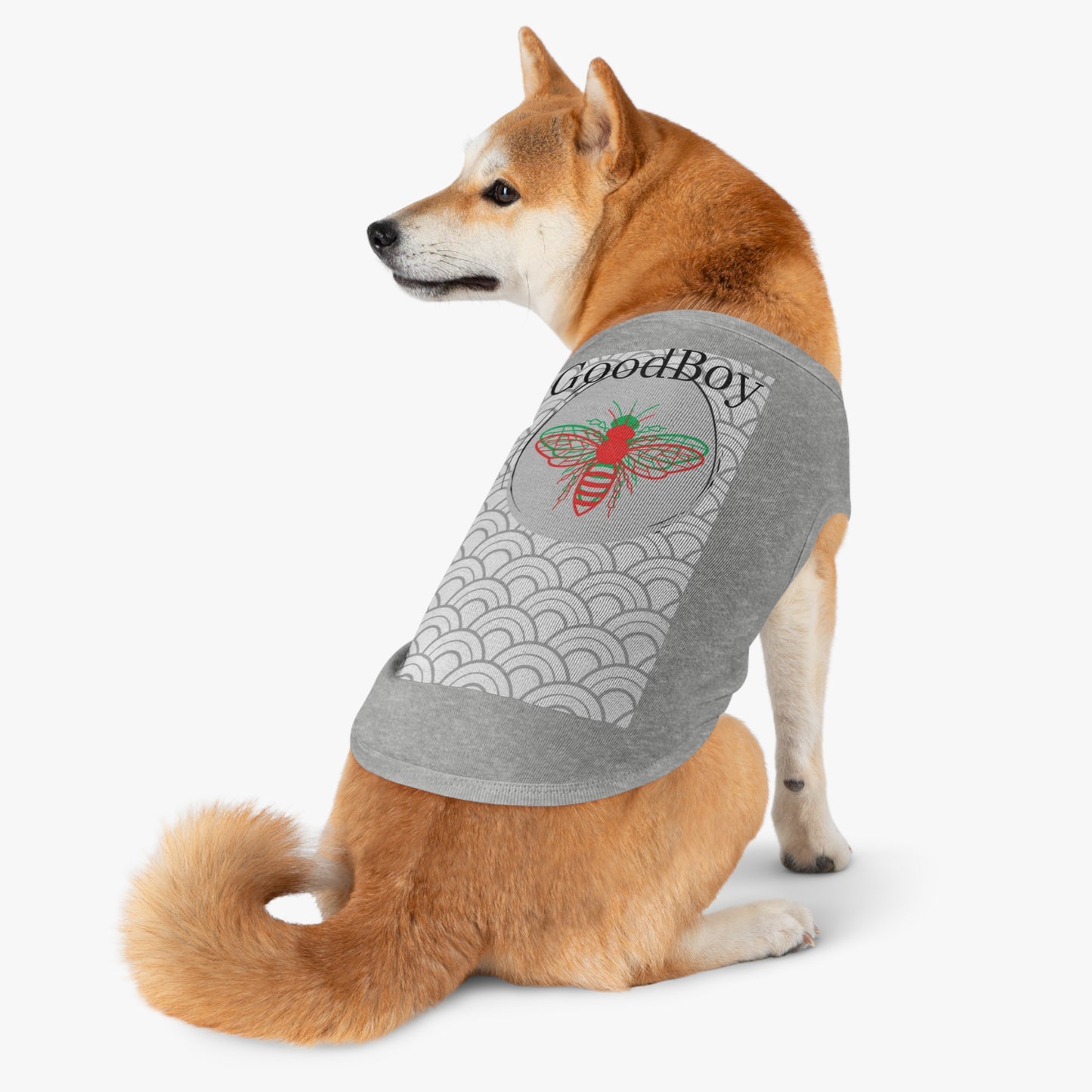 Stylish Pet Tank Top with GoodBoy Graphic - Comfortable Summer Apparel for Dogs