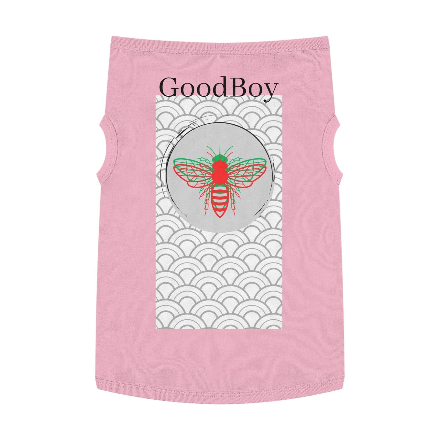 Stylish Pet Tank Top with GoodBoy Graphic - Comfortable Summer Apparel for Dogs