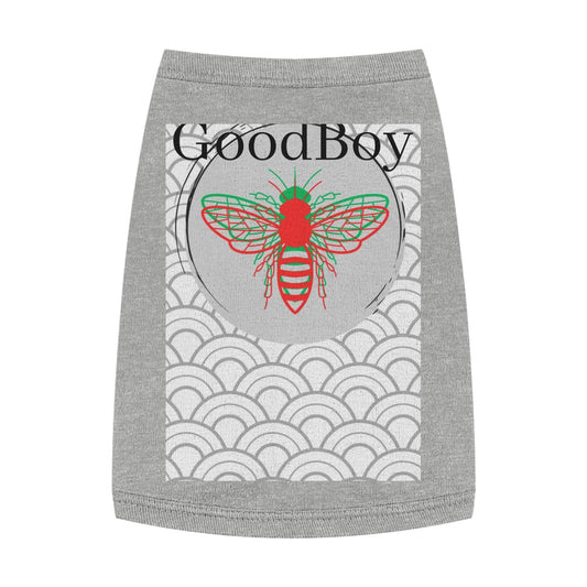 Stylish Pet Tank Top with GoodBoy Graphic - Comfortable Summer Apparel for Dogs